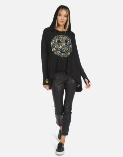 Wilma Lucky Happy Face -dress and personal adornment 1092 HAC 14020 BLK 06