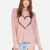 Ladona Spray Heart -dress and personal adornment 1209 CSM 12737 MAU spray heart cashmere sweater lauren moshi 04