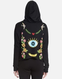 Amina Floral Eye Love -dress and personal adornment 1276 MSF 22606P85 BLK lauren moshi 03