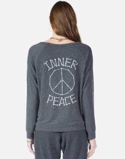 Zahara Inner Peace -dress and personal adornment 1291 HAC 22694 BLK inner peace bones pullover lauren moshi 04