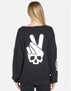Sierra Skull Peace Hand 10 Sierra Skull Peace Hand -dress and personal adornment 1298 CSA 23782 BLK 06