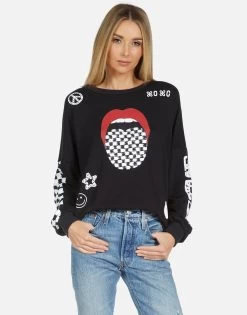 Sierra Checker Tongue -dress and personal adornment 1298 MSF 13756 BLK 06