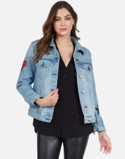 Spencer Peace Lightning -dress and personal adornment 1299 DNM 22805 VNBLU peace lightning denim jacket lauren moshi 06