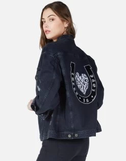 Spencer Lucky In Love 15 Spencer Lucky In Love -dress and personal adornment 1299 DNM 2P94 VBLK lucky in love denim jacket lauren moshi 07