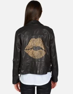 X Posey X Gold Chain Kiss -dress and personal adornment 1322 LTR 23030 BLK 03