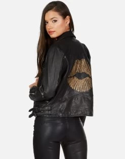 X Posey X Gold Chain Kiss -dress and personal adornment 1322 LTR 23030 BLK 07