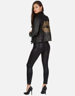 X Posey X Gold Chain Kiss -dress and personal adornment 1322 LTR 23030 BLK 09