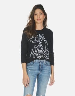 Everly I'm A Mess -dress and personal adornment 1381 HAC 14220 BLK 04