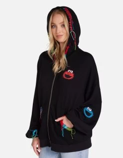 Aisha X Sesame Street Faces -dress and personal adornment 1417 MSF X25190 BLK 07