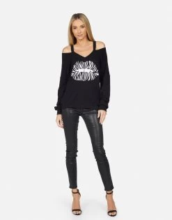 Patricia Zebra Lip -dress and personal adornment 1437 FTL 14662 BLK 01