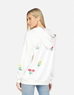 Teresa Happy Floral Embroidery -dress and personal adornment 1518 MSF 1E137 MILK 04