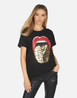 Edda Tiger Tongue -dress and personal adornment 2117 VCT 14105 BLK 05