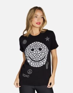 Edda Diamond Happyface -dress and personal adornment 2117 VCT 15062 BLK 05