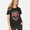 Edda X Strawberry Skull -dress and personal adornment 2117 VCT X11920 BLK 05