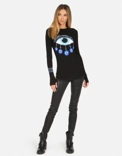 Mckinley Chain Evil Eye 7 Mckinley Chain Evil Eye -dress and personal adornment 2158 THR 14376 BLK 02