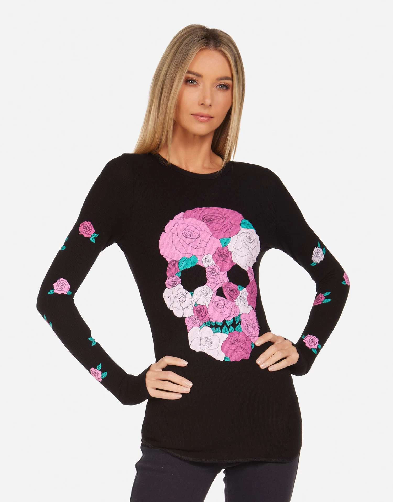 McKinley Pink Rose Skull 3 McKinley Pink Rose Skull