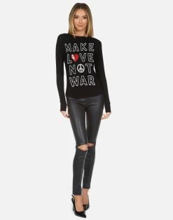 McKinley X Make Love Not War -dress and personal adornment 2158 THR X12228 BLK 03