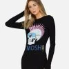 McKinley X Moshi Lightning Skull -dress and personal adornment 2158 THR X13444 BLK 02