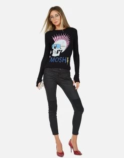 McKinley X Moshi Lightning Skull -dress and personal adornment 2158 THR X13444 BLK 04
