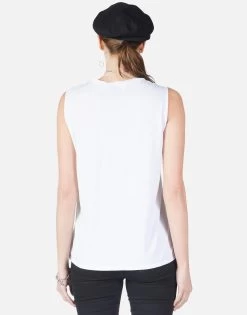 Sibley Happyface -dress and personal adornment 2190 TNC 1P86 WHT smiley tank lauren moshi 02