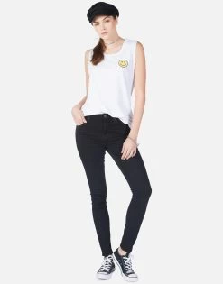 Sibley Happyface -dress and personal adornment 2190 TNC 1P86 WHT smiley tank lauren moshi 03