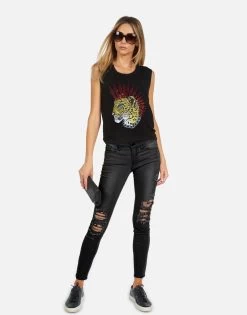 Kel X Punk Leopard -dress and personal adornment 2190 TNC X14947 BLK 03