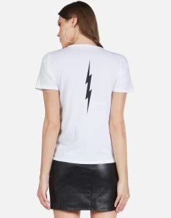 Croft Peace Lightning -dress and personal adornment 2213 CTT 12796 WHT peace lightning tee lauren moshi 03