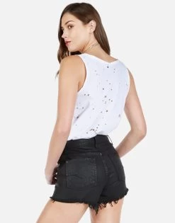 Julianna Skull Yin Yang -dress and personal adornment 2224 CBO 12651 WHT skull yin yang distressed tee lauren moshi 05