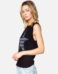 Ashlin Classic Stripe Star -dress and personal adornment 2245 VCT 12418G BLK 02