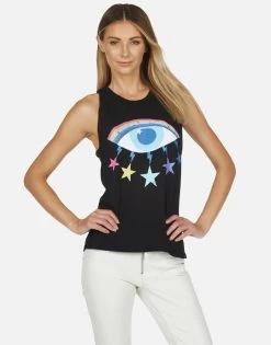 Ashlin Cosmic Rainbow Eye -dress and personal adornment 2245 VCT 13539 BLK 02