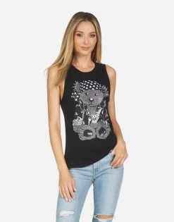 Ashlin Crystal Rocker Teddy -dress and personal adornment 2245 VCT 14041 BLK 07