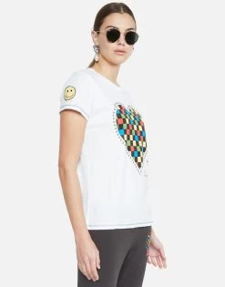 Aviana Rad Checkered Heart -dress and personal adornment 2265 VCT 12624P84 WHT lauren moshi 04