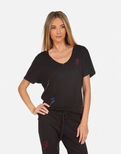 Elara Crystal Lightning Peace -dress and personal adornment 2319 TNC 24410 BLK o1B