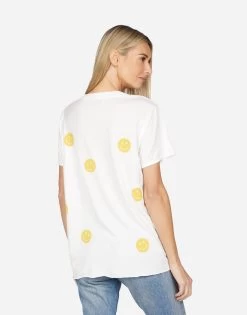 Elara All Over Yellow Smiley -dress and personal adornment 2319 TNC 24651 MILK 04