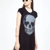 Mirabella Heart Eye Skull -dress and personal adornment 3043 RSN 12120 BLK