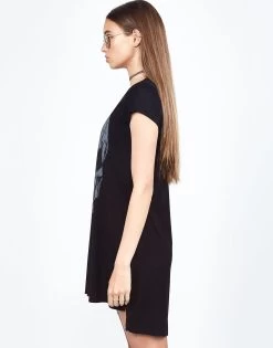 Mirabella Heart Eye Skull -dress and personal adornment 3043 RSN 12120 BLK side