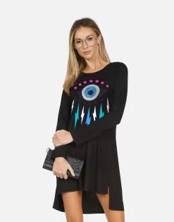 Adora X Crystal Electric Star Eye -dress and personal adornment 3052 RSN X13189 BLK 01