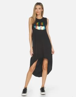 Genevieve Rainbow Foil Lightning Lip -dress and personal adornment 3076 CTT 14262 BLK 03