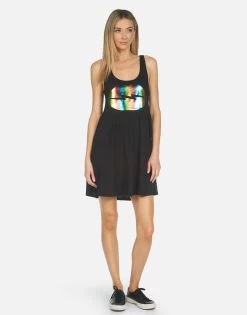 Alina Rainbow Lightning Lip -dress and personal adornment 3077 SCS 14262 BLK 04