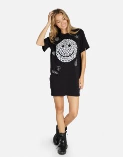 Misty Diamond Happyface -dress and personal adornment 3093 CTT 15062 BLK 02