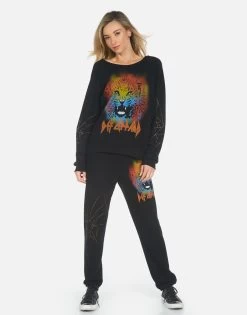 Gia Def Leppard Leopard -dress and personal adornment 4009 CSA 14256 BLK 03