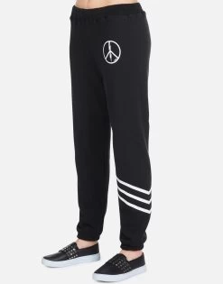 Gia World Peace -dress and personal adornment 4009 CSA 32798 BLK world peace sweatpant lauren moshi 05