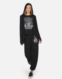 Tanzy Crystal Rocker Teddy -dress and personal adornment 4031 HAC 14091 BLK 08