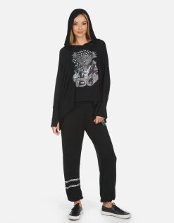 Tanzy Crystal Rocker Teddy -dress and personal adornment 4031 HAC 14091 BLK 09