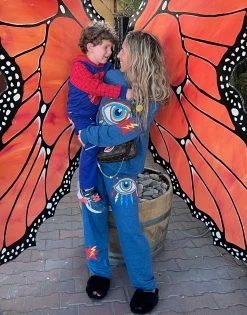 Alana Rainbow Lightning Eye -dress and personal adornment 4031 INT 14243 RPTDE lauren