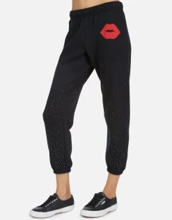 Alana Red Lip -dress and personal adornment 4035 CSA 13795 BLK 05