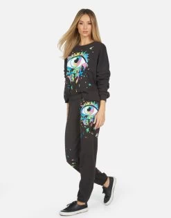 Brynn Watercolor Eye -dress and personal adornment 4092 CSA 34097 ONX 04