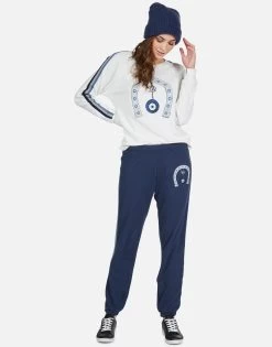 Alessia Lucky Eye Horseshoe -dress and personal adornment 4095 CSA 12794 INDNGT lucky eye horseshoe sweatpant lauren moshi 04