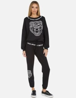 Winslet Crystal Tiger Head -dress and personal adornment 4119 MSF 33811 BLK 04