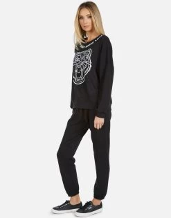 Winslet Crystal Tiger Head -dress and personal adornment 4119 MSF 33811 BLK 06